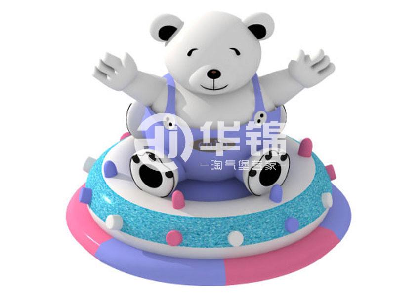 淘气堡电动维尼泰迪熊