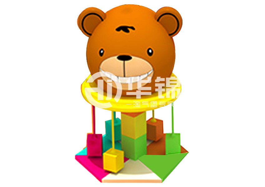 淘气堡电动旋转暴力熊