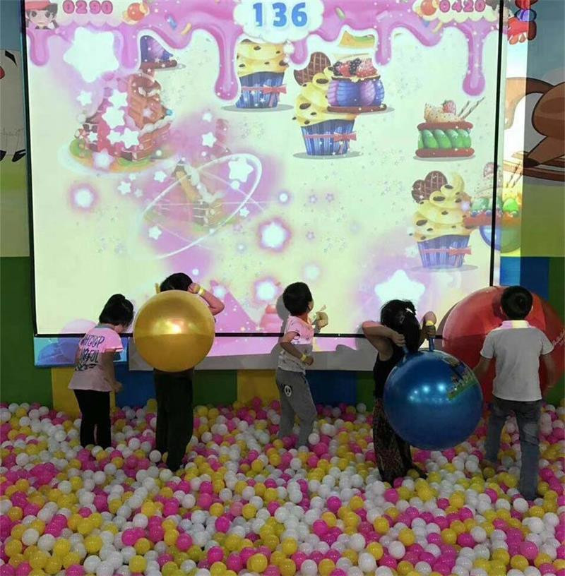 淘气堡投影设备展示(实拍)