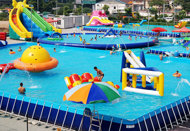 红升游乐设备-支架水池