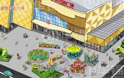 金华万达广场儿童乐园效果图