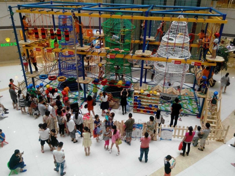 湖州浙北大厦中庭儿童拓展项目